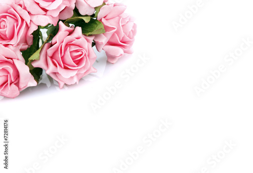 pink roses for greetings