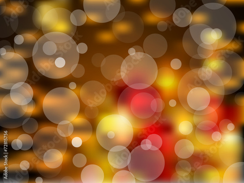 Christmas blurred lights, vector background