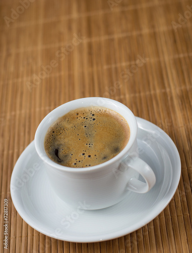 Cup with coffee