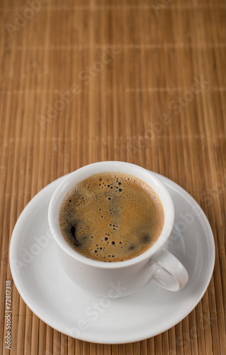 Cup with coffee