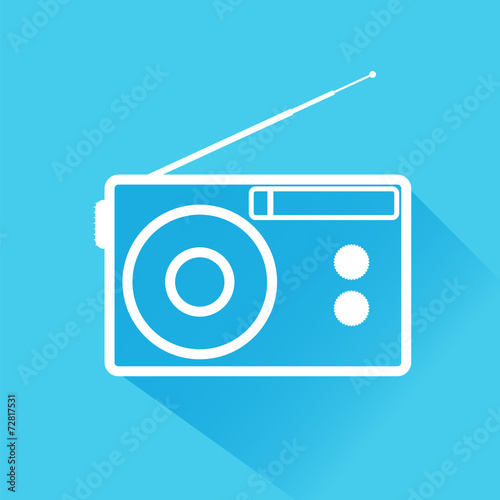 Radio vector icon