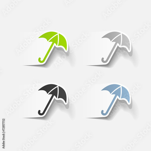 realistic design element  umbrella