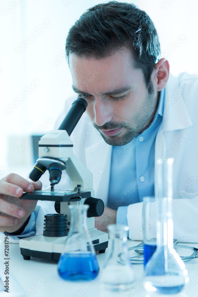 Portrait of a scientist in a lab Portrait of a scientist in a lab