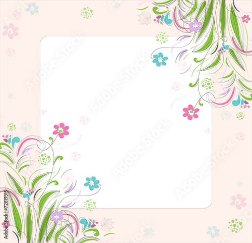 Romantic scrapbooking for invitation, greeting