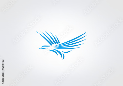 Bird Logo Business icon Symbol Woman