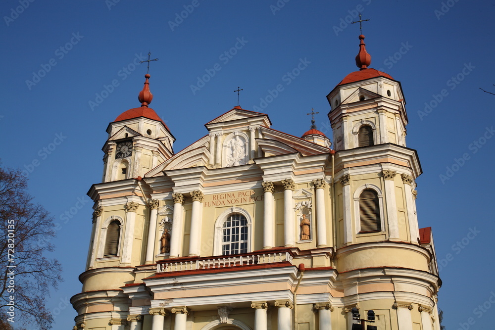 Fototapeta premium St. Peter and st. Paul's Church,Vilnius