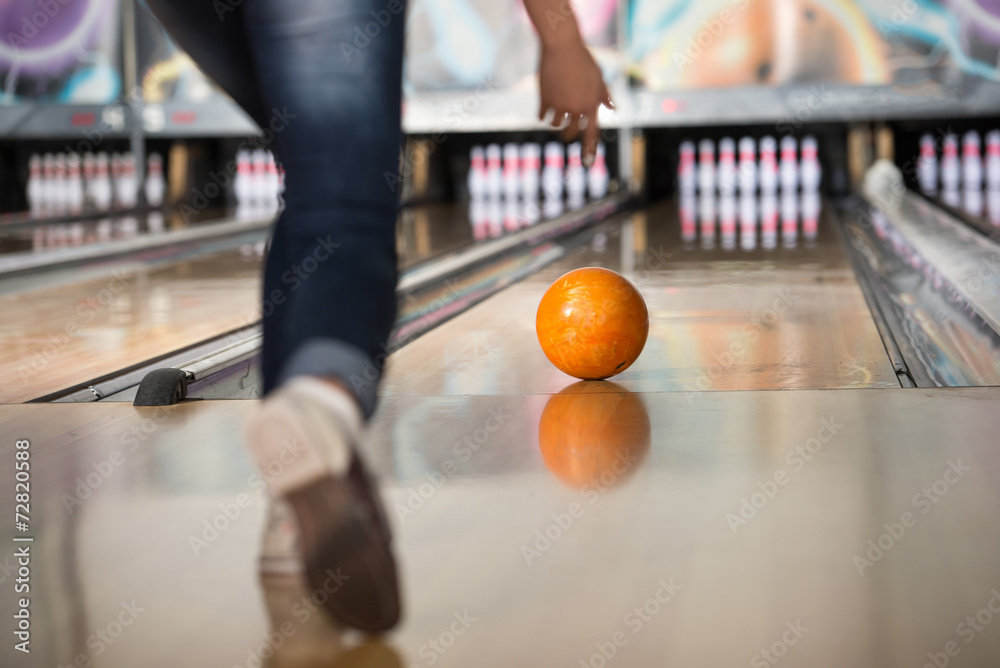 Naklejka premium Bowling