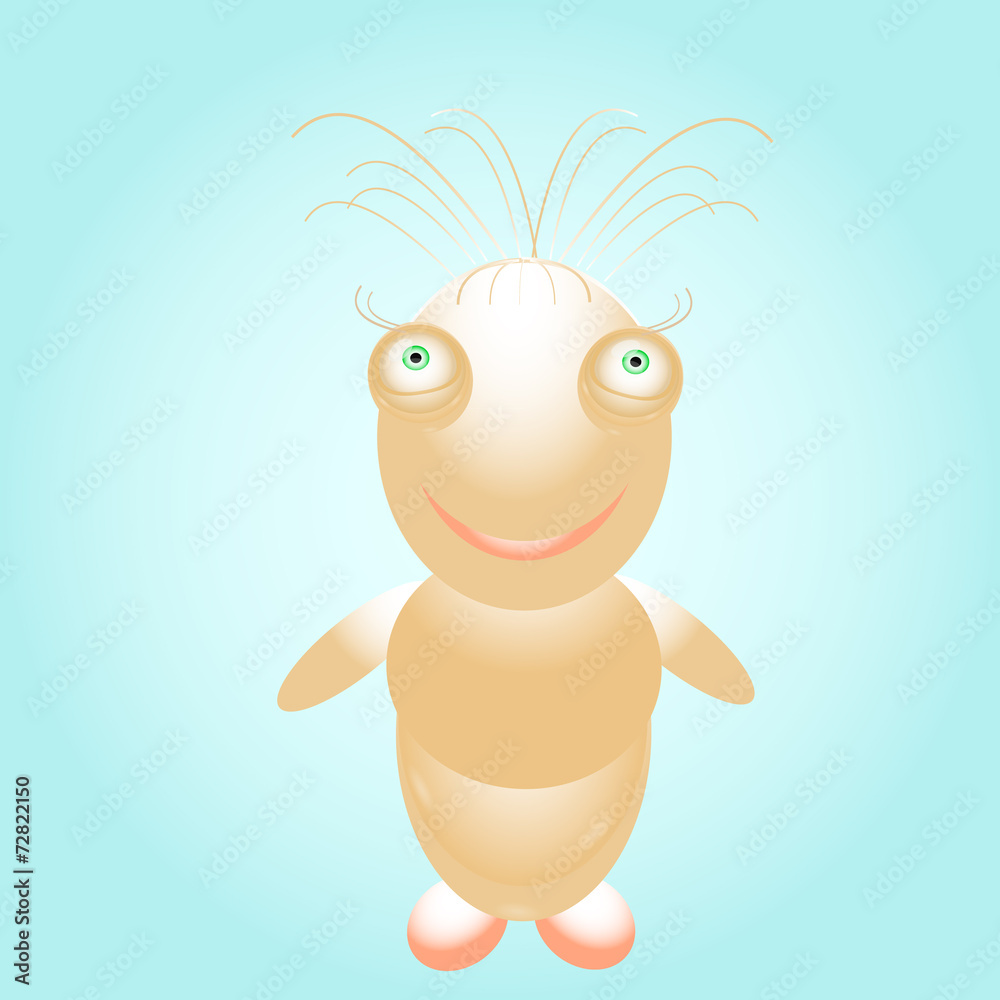 Cartoon cute monster