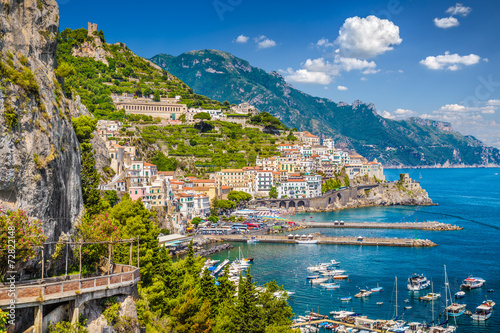 Obraz na płótnie Amalfi, Amalfi Coast, Campania, Italy w salonie