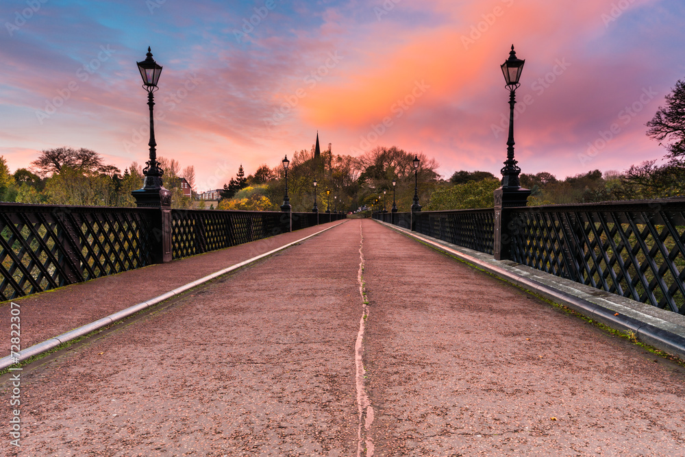 Armstrong Bridge at sunrise Armstrong Bridge at sunrise