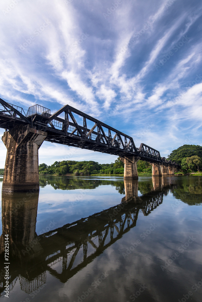 Kanchanaburi bridge River Kwai