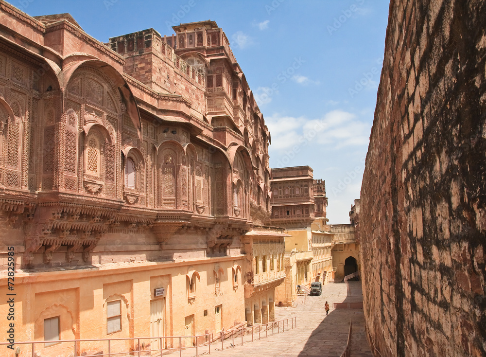 India, Jodhpur, Mehrangarh fort