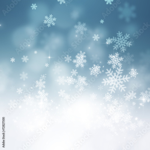 Christmas Snow Holiday Background