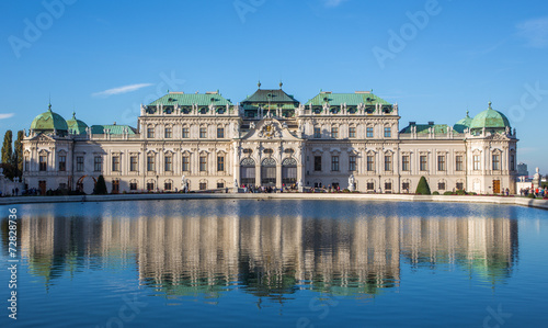 Vienna - Belvedere palace in evening light