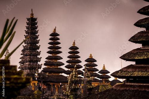 Besakih temple roofes