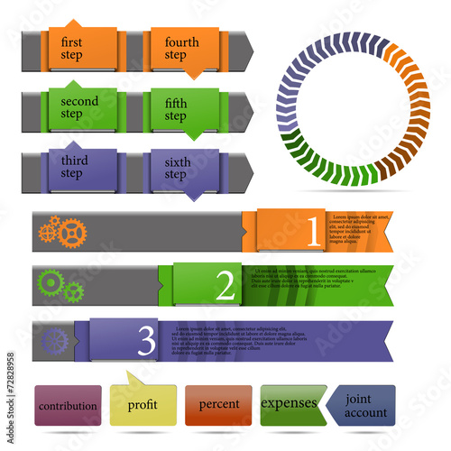 Color Infographics Elements
