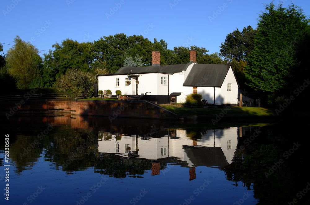 houses by canal