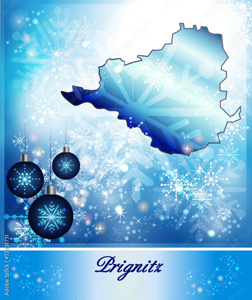 Karte von Prignitz – Stock-Vektorgrafik | Adobe Stock