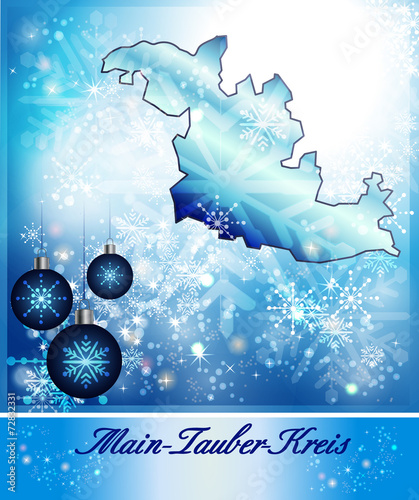 Karte vom Main-Tauber-Kreis