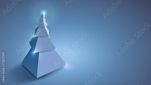 Christmas tree vector illustration