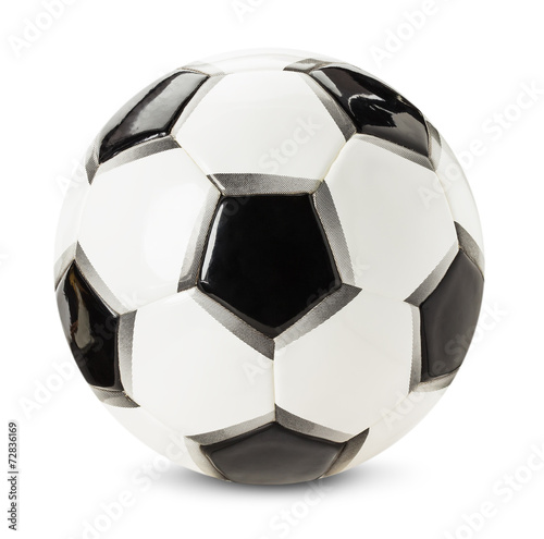 football ball isolated on the white background