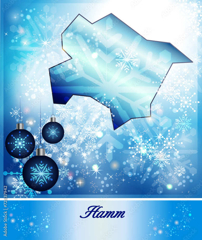 Karte von Hamm Stock Vector | Adobe Stock