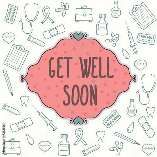 Get well soon card