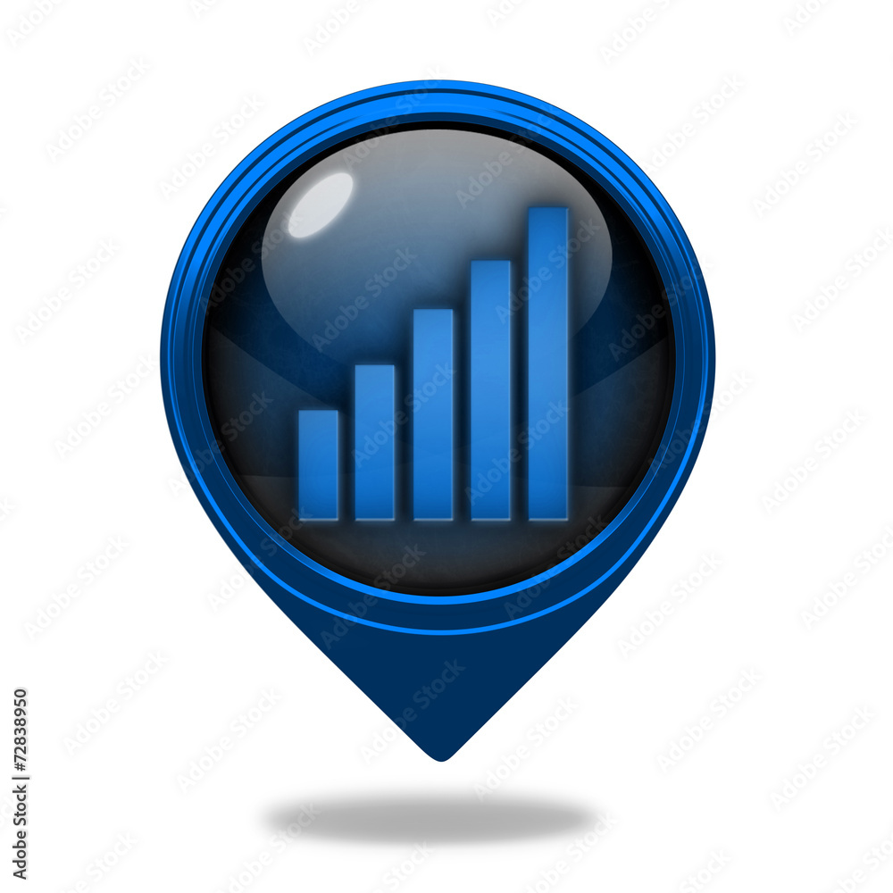 signal pointer icon on white background signal pointer icon on white background
