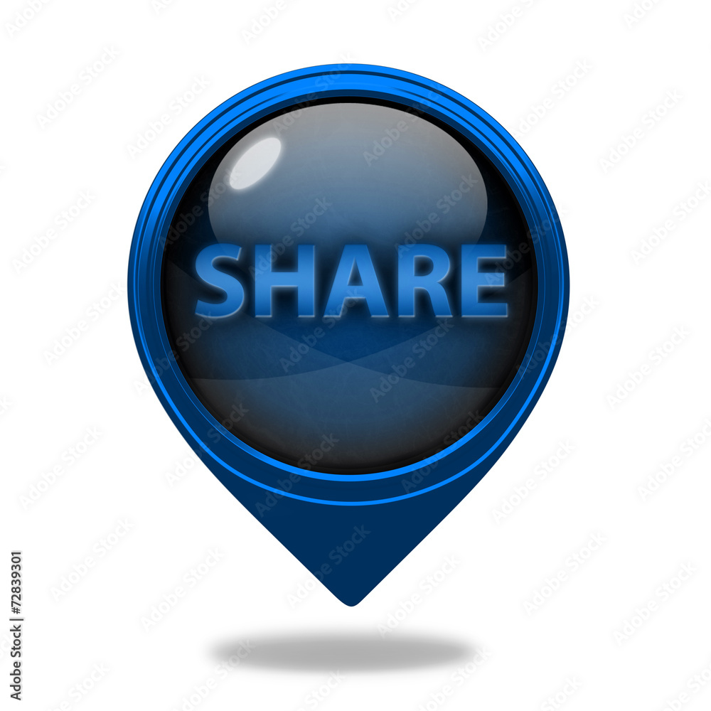 share pointer icon on white background share pointer icon on white background
