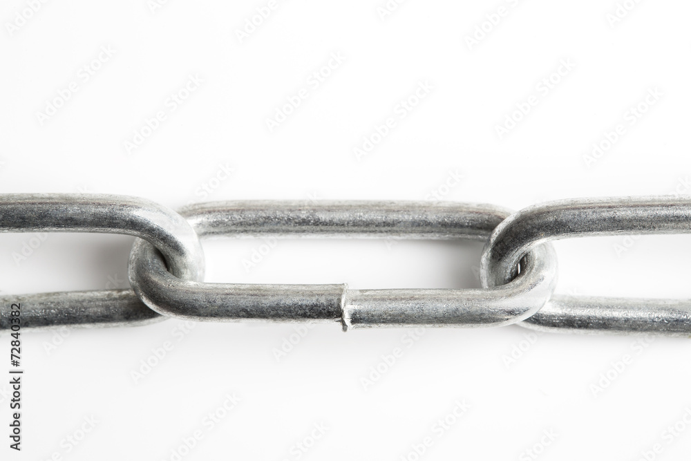 Obraz premium Closeup of silver chains