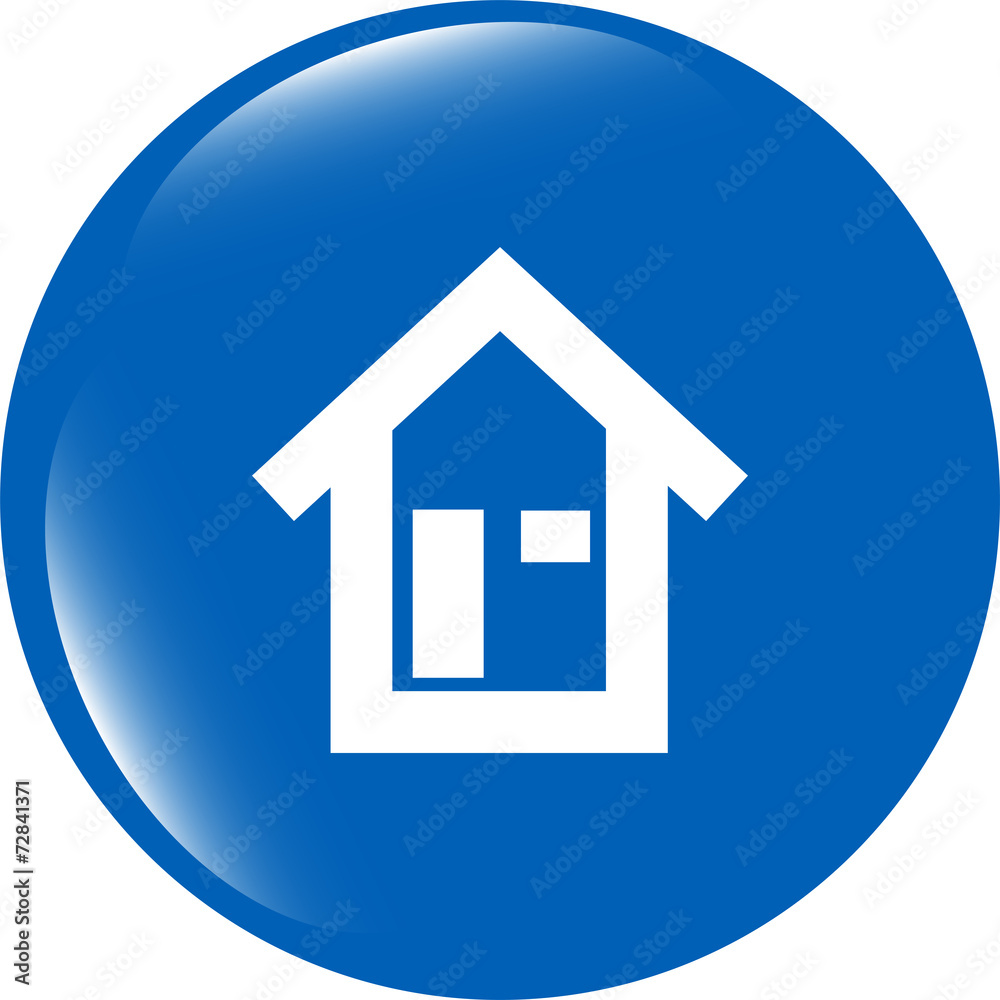 house button, signs, icons set isolated on white background house button, signs, icons set isolated on white background