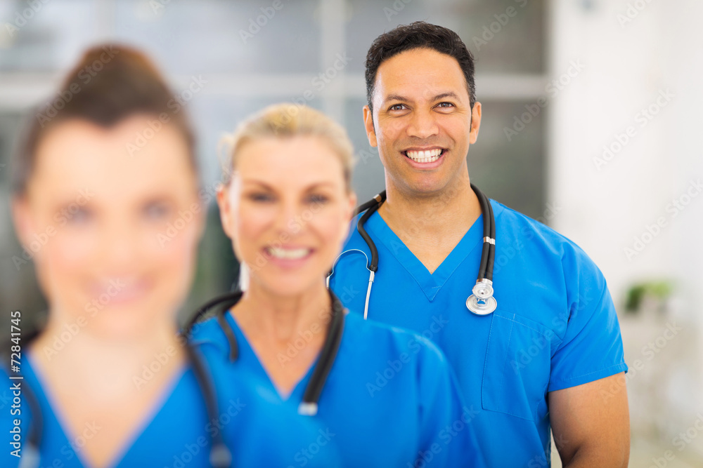 group of medical professionals in hospital group of medical professionals in hospital