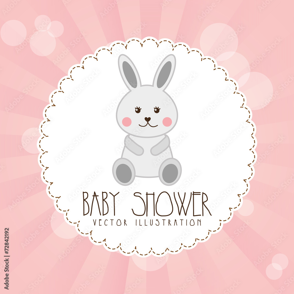 Fototapeta premium babby shower design