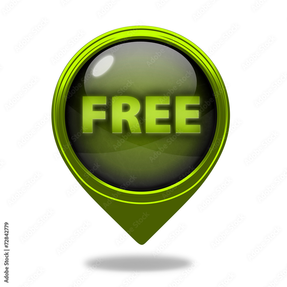 free pointer icon on white background free pointer icon on white background