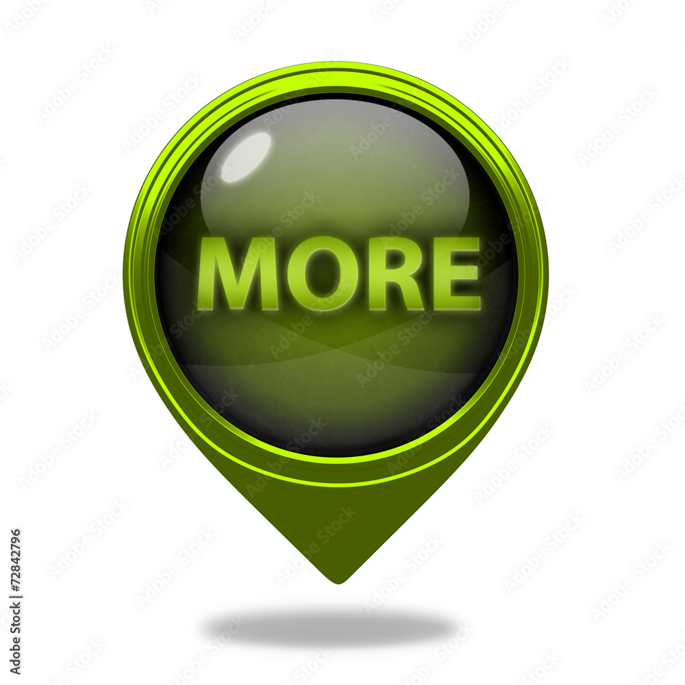 More pointer icon on white background More pointer icon on white background