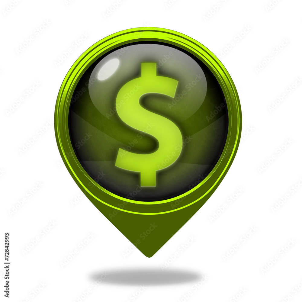 money pointer icon on white background money pointer icon on white background