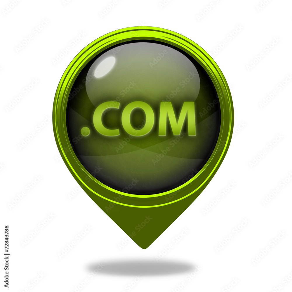Com pointer icon on white background Com pointer icon on white background