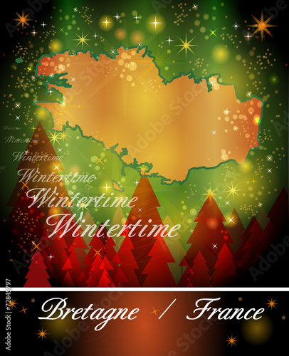 Karte von Bretagne