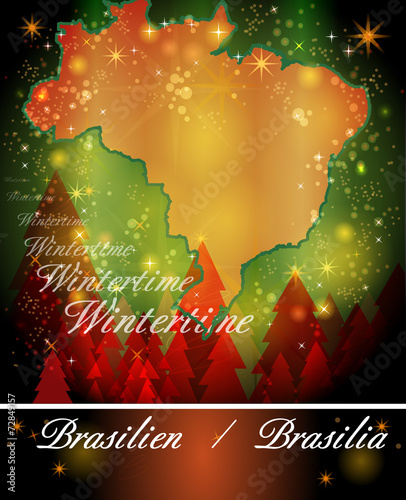 Karte von Brasilien