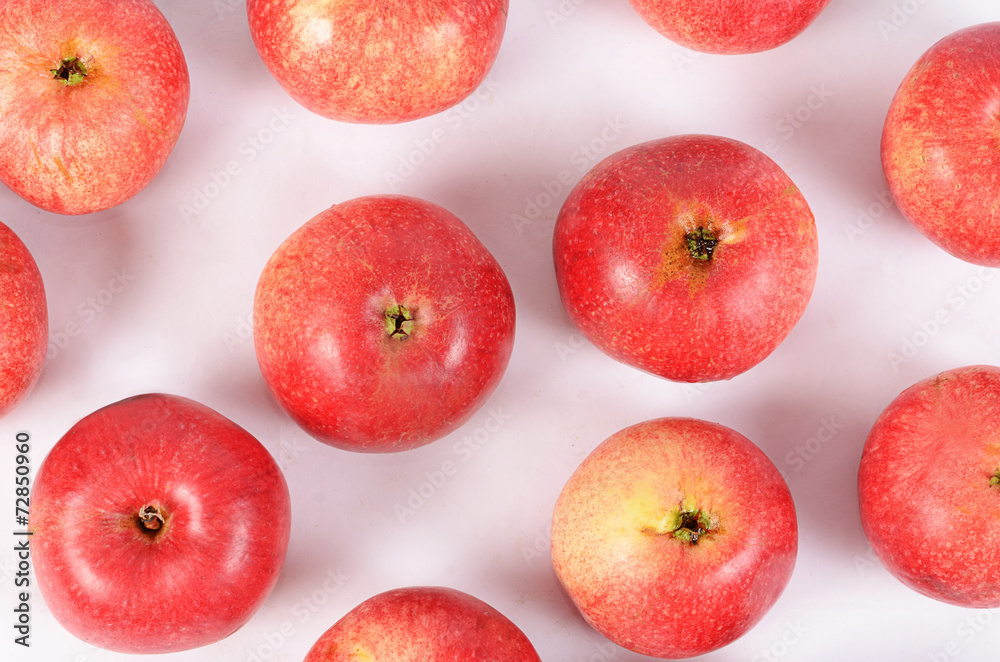 Red fresh apples as a background Red fresh apples as a background
