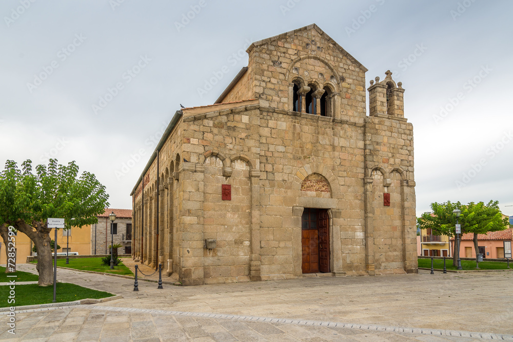 Old church San Simplicio in Olbia