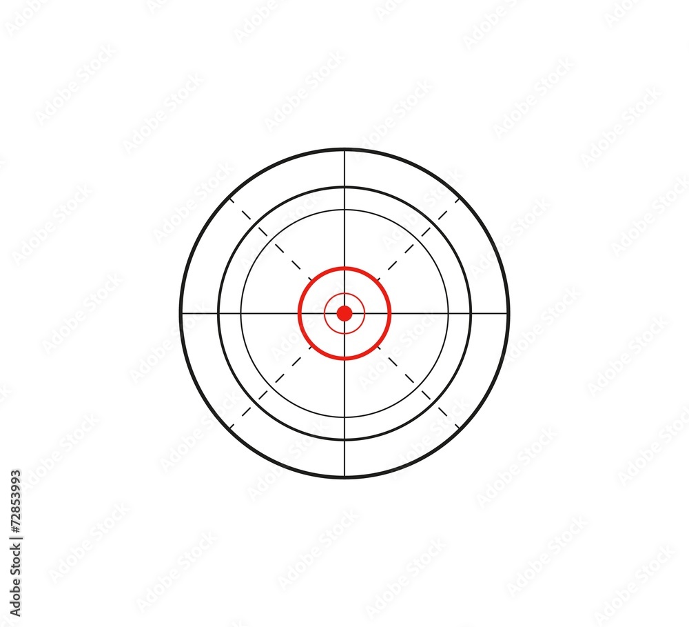 crosshair on white background crosshair on white background