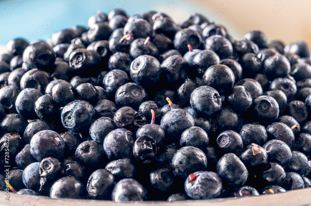 Delicious and healthy blueberries Delicious and healthy blueberries