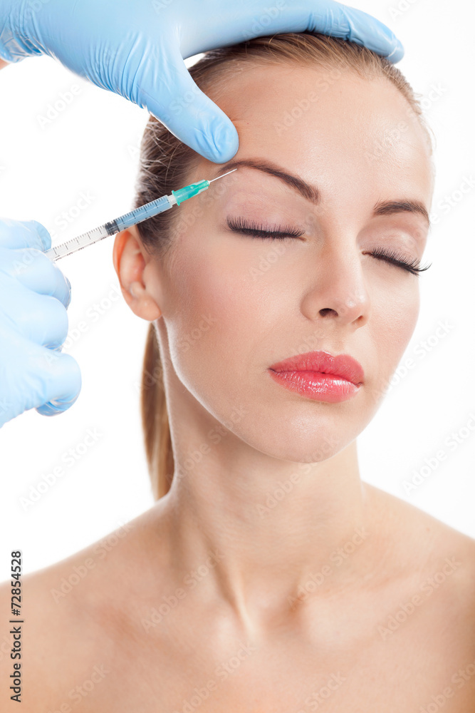 close up botox shot in the female lips close up botox shot in the female lips