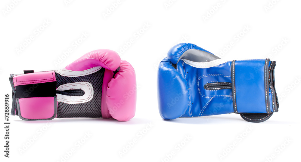 Boxing gloves close up - obrazy, fototapety, plakaty 
