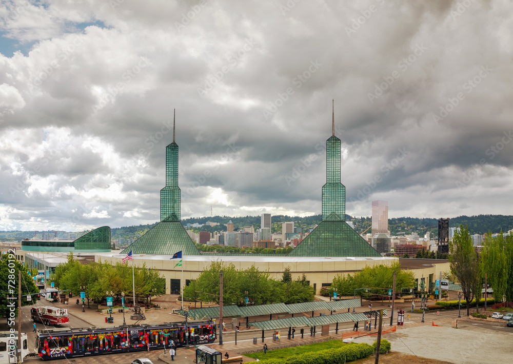 Oregon convention center in Portland