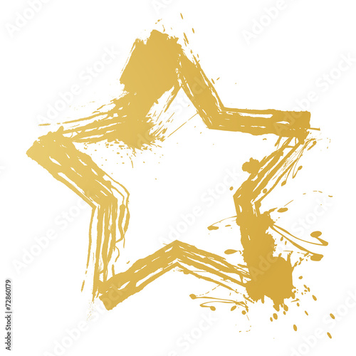 Hintergrund Stern gold