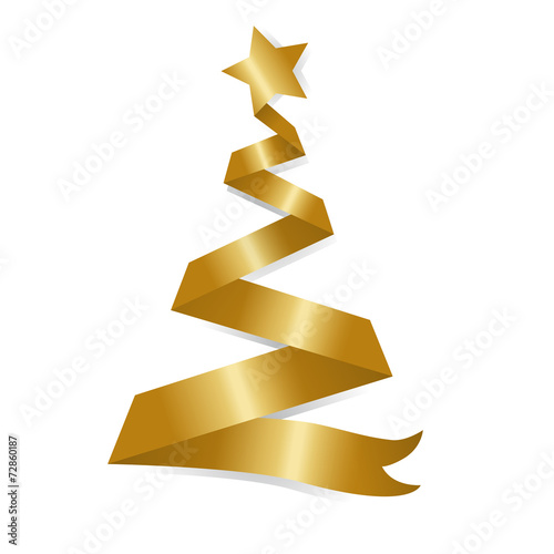 Origami Tanne Gold Stern