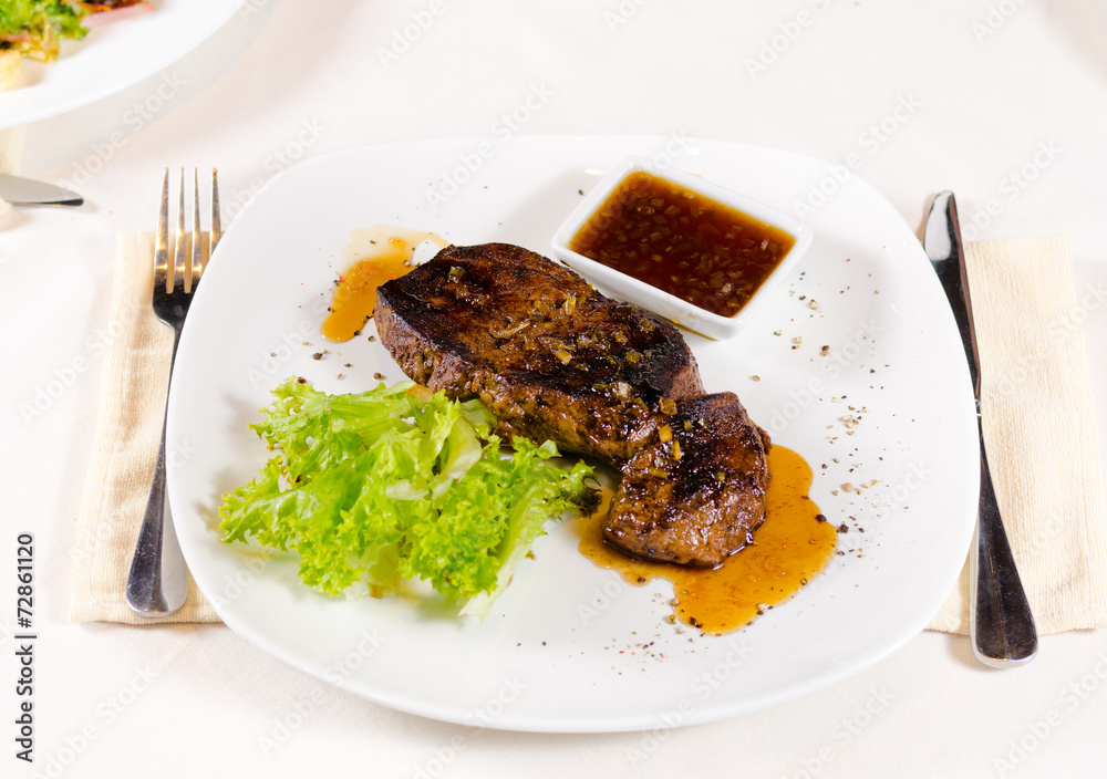 Gourmet Main Dish - Roasted Meat with Veggies Gourmet Main Dish - Roasted Meat with Veggies