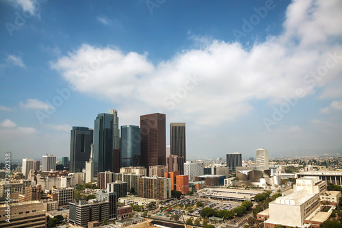 Obraz na płótnie Los Angeles cityscape w salonie